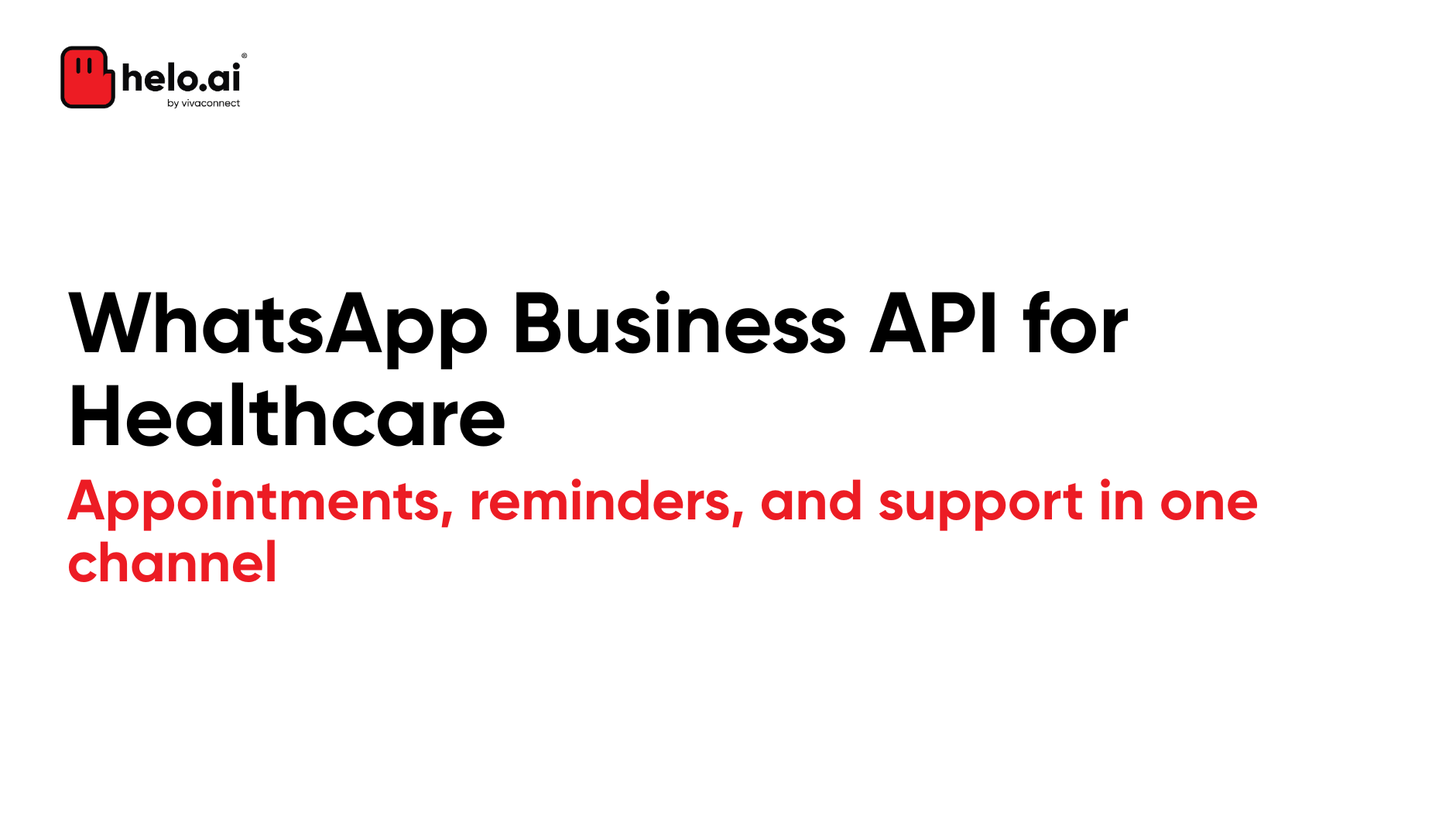 WhatsApp Business API for Healthcare